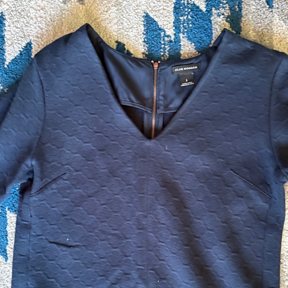 Club Monaco Navy Mini Dress